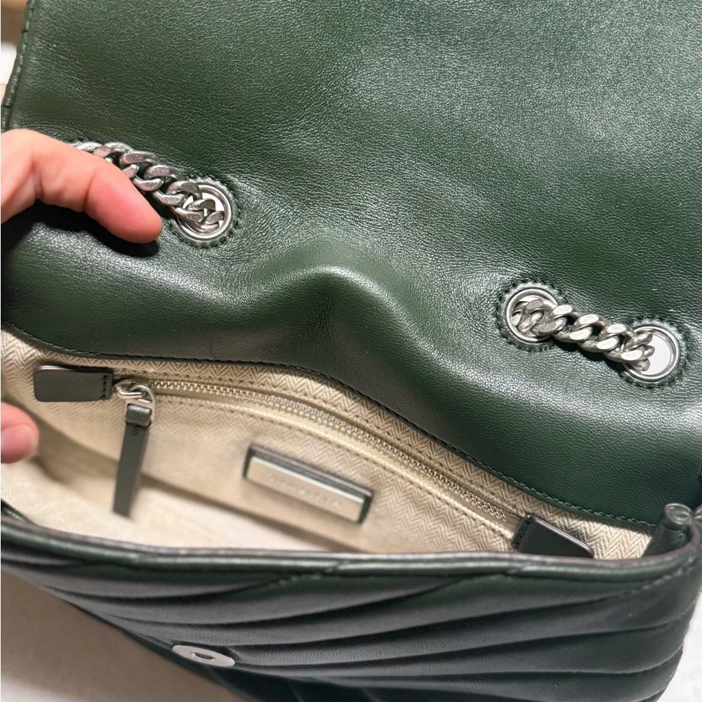 Tory Burch Kira Chevron Poblano Bag - Picture 7 of 9